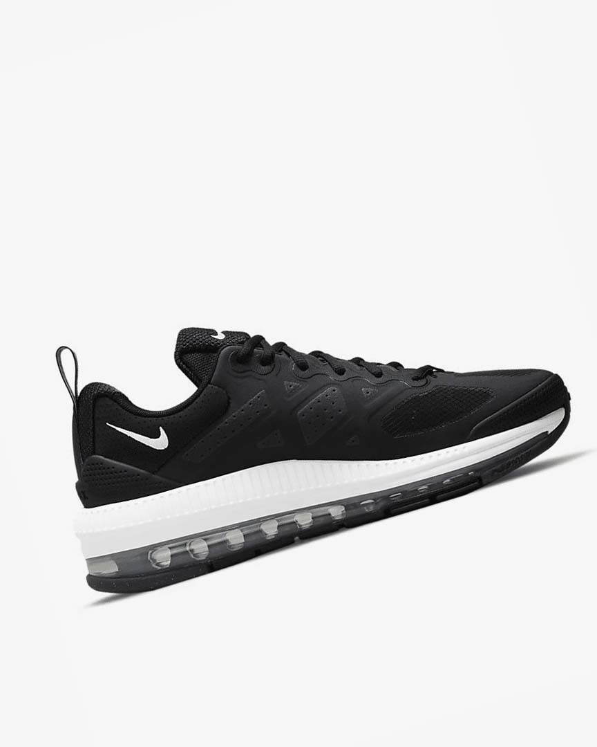 Black / Dark Grey / White Nike Air Max Genome Men's Casual Shoes | CA_2803