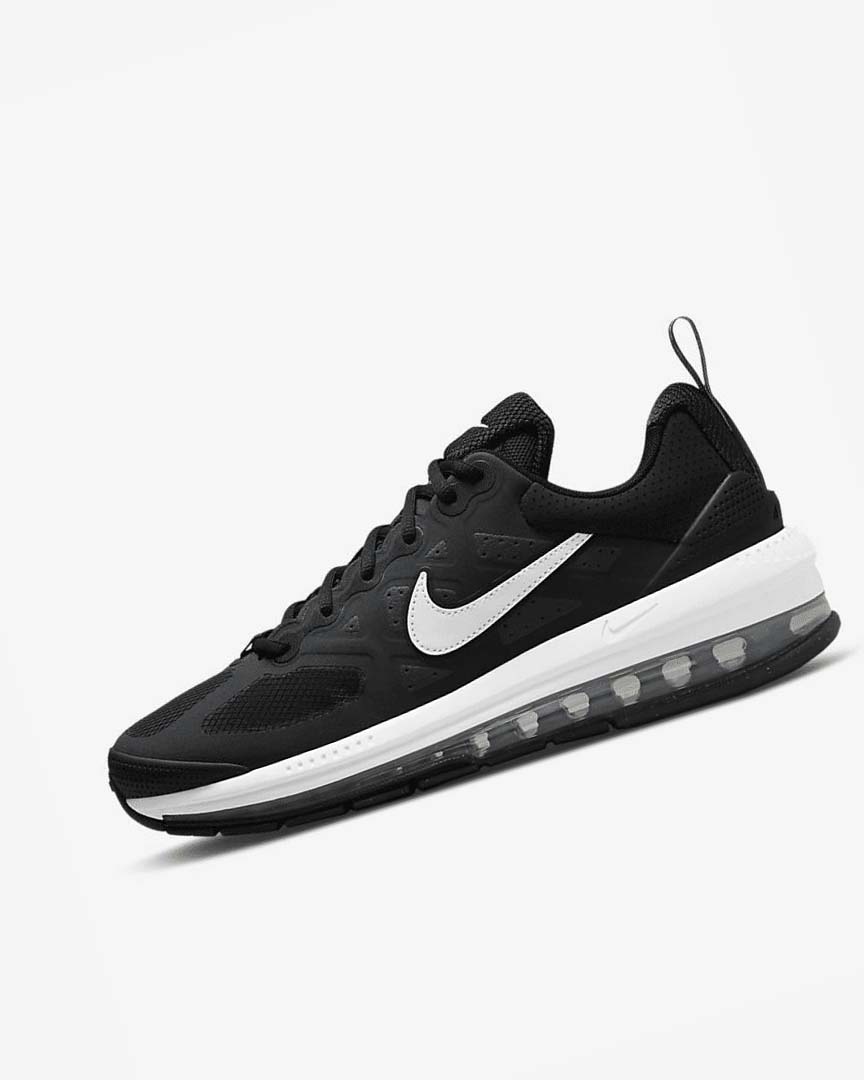 Black / Dark Grey / White Nike Air Max Genome Men\'s Casual Shoes | CA_2803