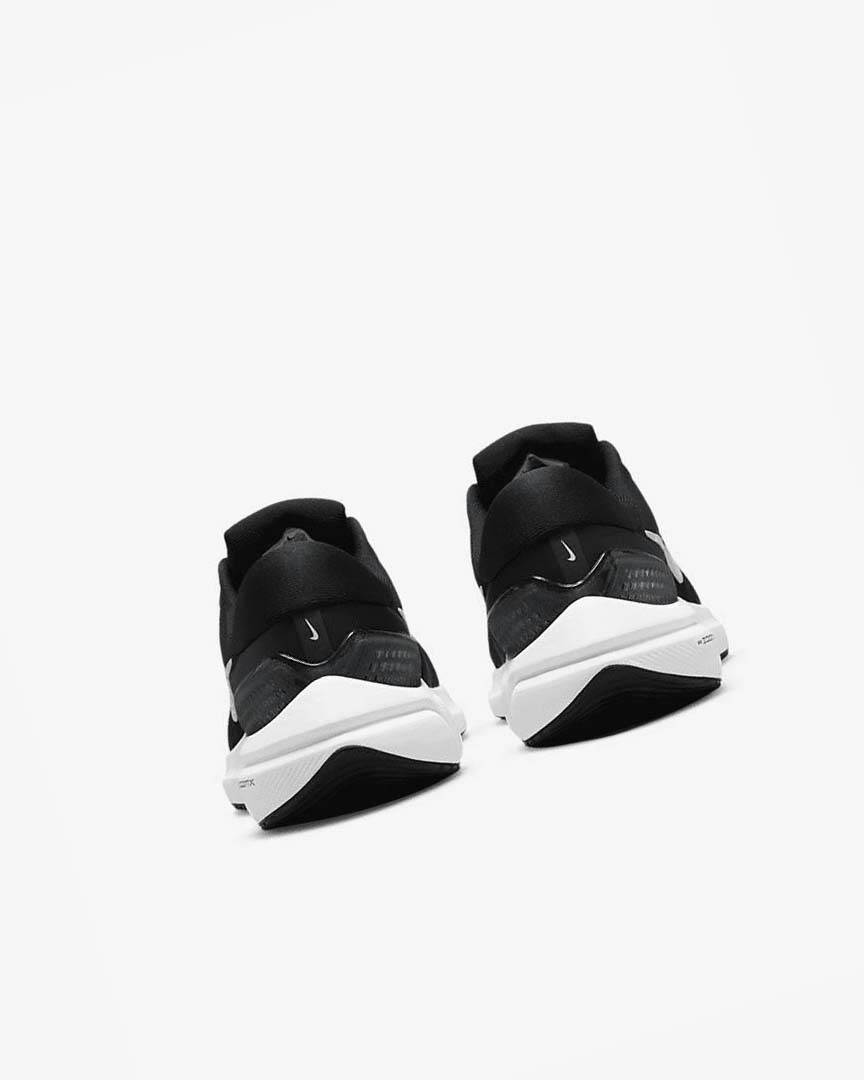 Black / Dark Grey / White Nike Air Zoom Vomero 16 Men's Running Shoes | CA_2658