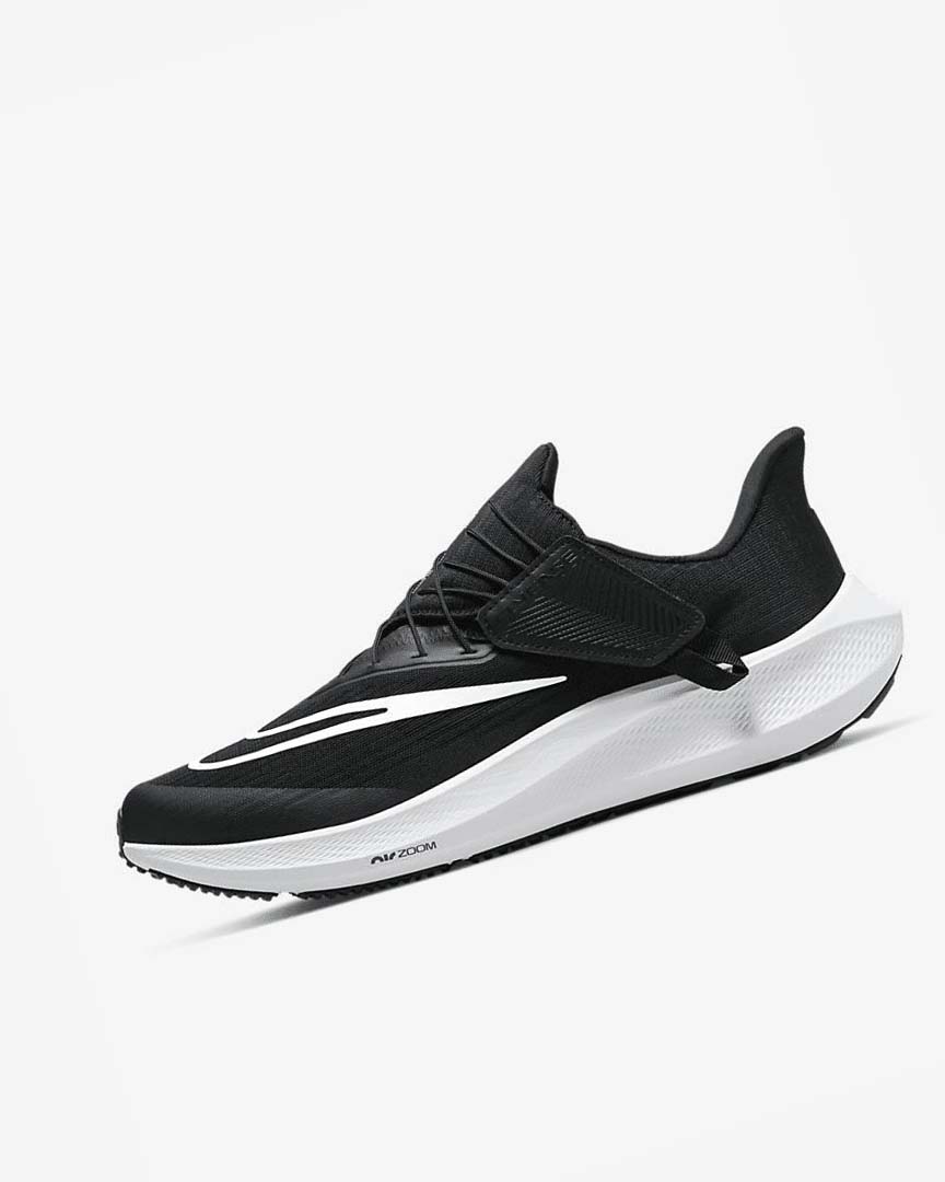 Black / Dark Grey / White Nike Air Zoom Pegasus 39 FlyEase Men\'s Running Shoes | CA_2878