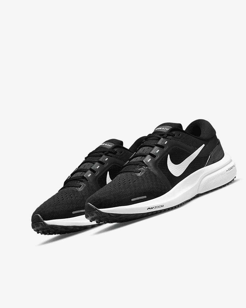 Black / Dark Grey / White Nike Air Zoom Vomero 16 Women's Running Shoes | CA_3270