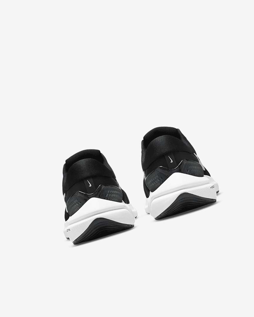 Black / Dark Grey / White Nike Air Zoom Vomero 16 Women's Running Shoes | CA_3270