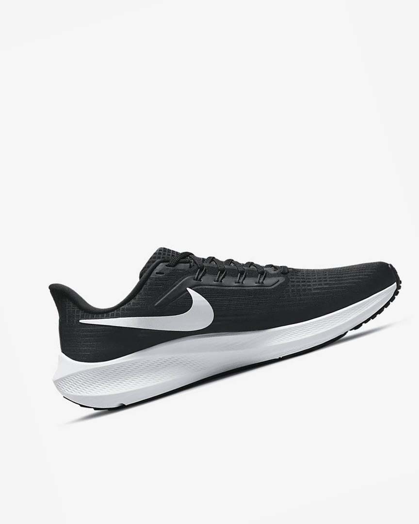 Black / Dark Grey / White Nike Air Zoom Pegasus 39 Men's Running Shoes | CA_4699