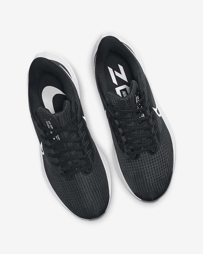 Black / Dark Grey / White Nike Air Zoom Pegasus 39 Women's Running Shoes | CA_4748