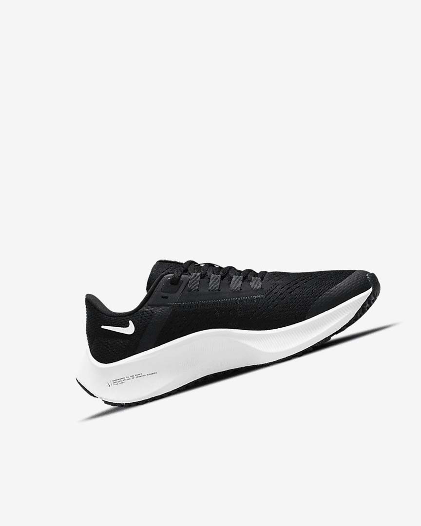 Black / Dark Grey / White Nike Air Zoom Pegasus 38 Boys' Running Shoes | CA_5091