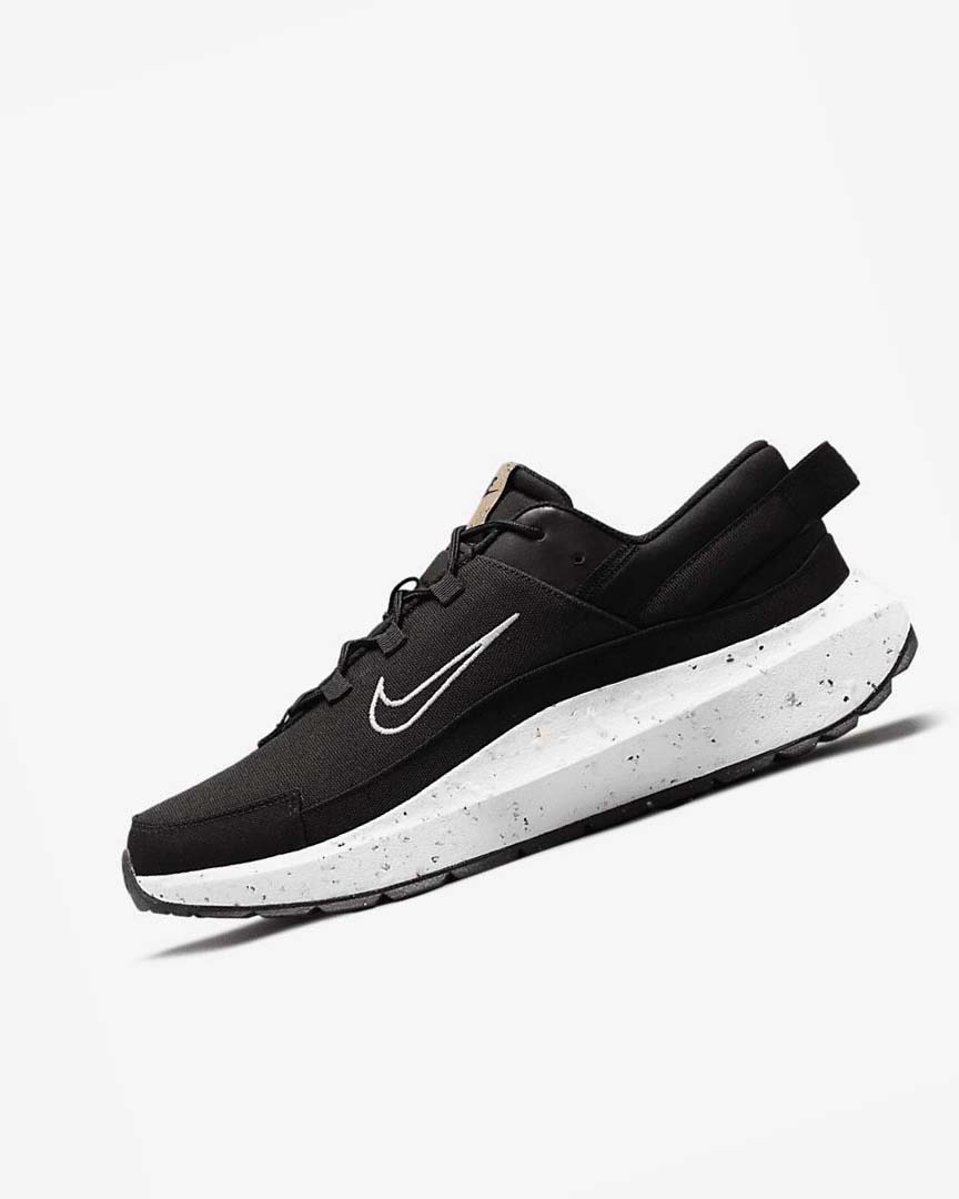 Black / Dark Grey / White Nike Crater Remixa Men\'s Sneakers | CA_3022