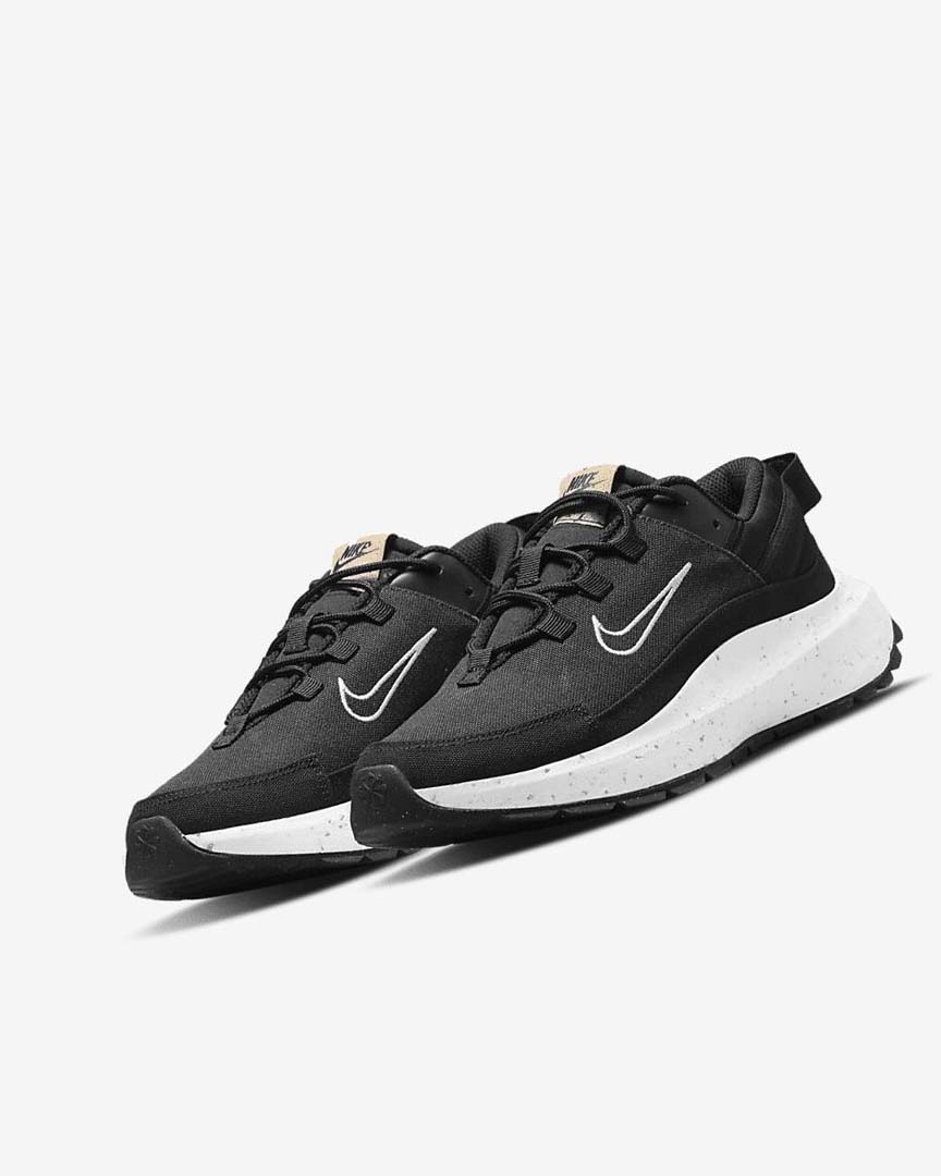 Black / Dark Grey / White Nike Crater Remixa Women's Sneakers | CA_4820