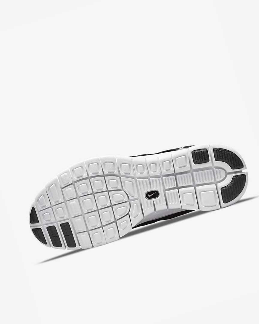 Black / Dark Grey / White Nike Free Run 2 Men's Running Shoes | CA_4789