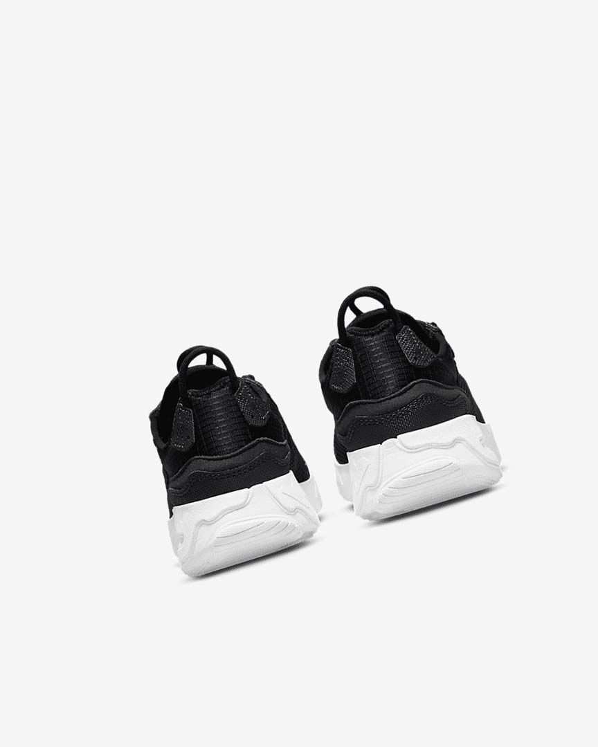 Black / Dark Grey / White Nike React Live Girls' Sneakers | CA_2283