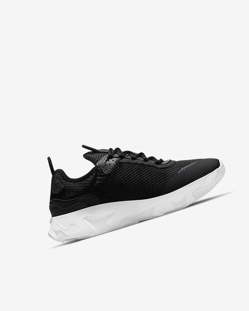 Black / Dark Grey / White Nike React Live Boys' Sneakers | CA_3171