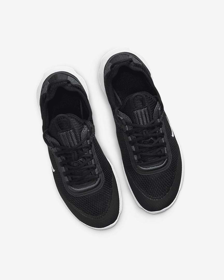Black / Dark Grey / White Nike React Live Boys' Sneakers | CA_3171