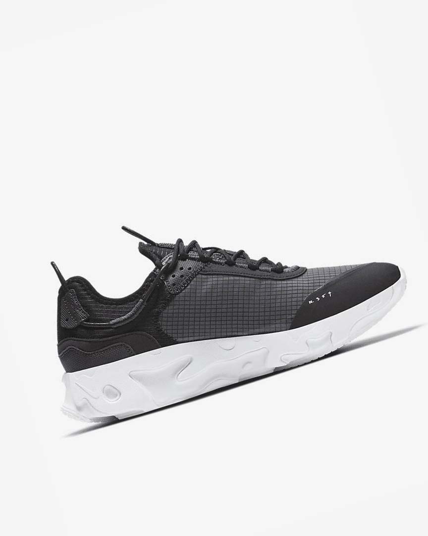Black / Dark Grey / White Nike React Live Men's Sneakers | CA_5282