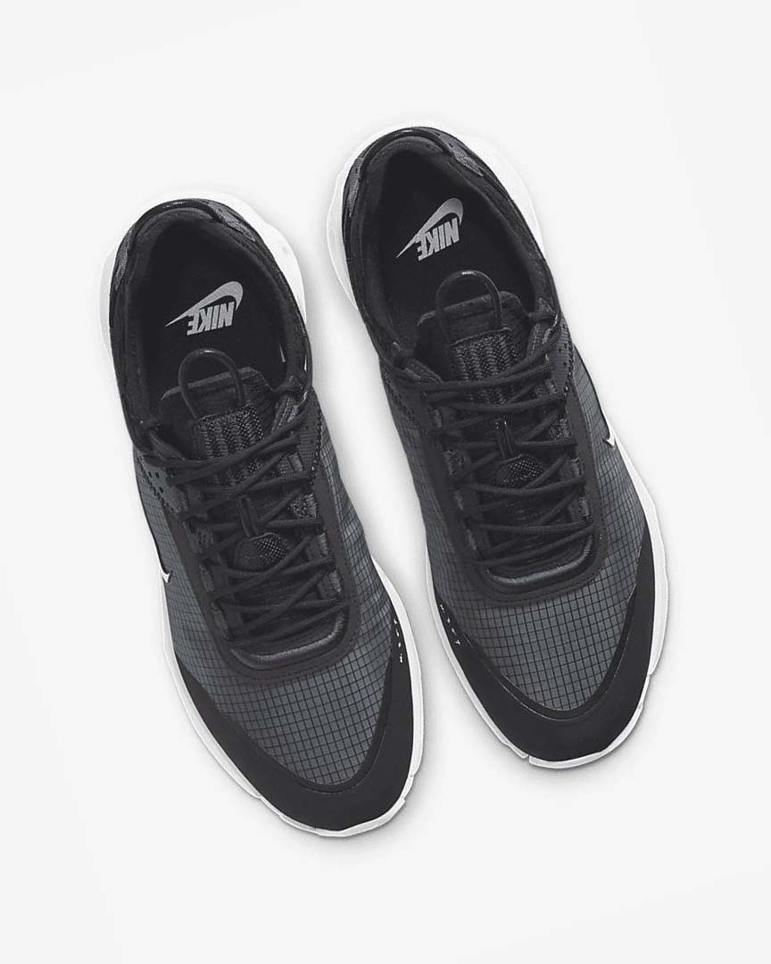Black / Dark Grey / White Nike React Live Men's Sneakers | CA_5282
