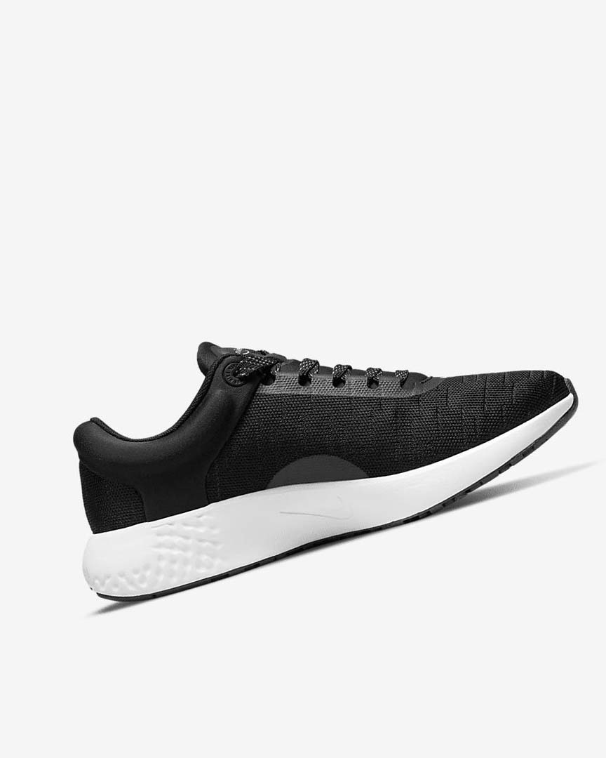 Black / Dark Grey / White Nike Renew Serenity Run Women's Running Shoes | CA_4822