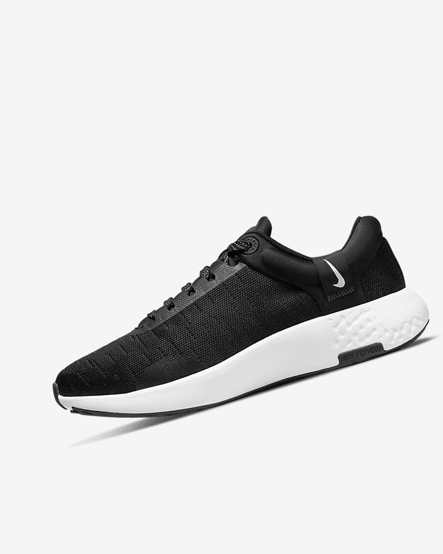 Black / Dark Grey / White Nike Renew Serenity Run Women\'s Running Shoes | CA_4822