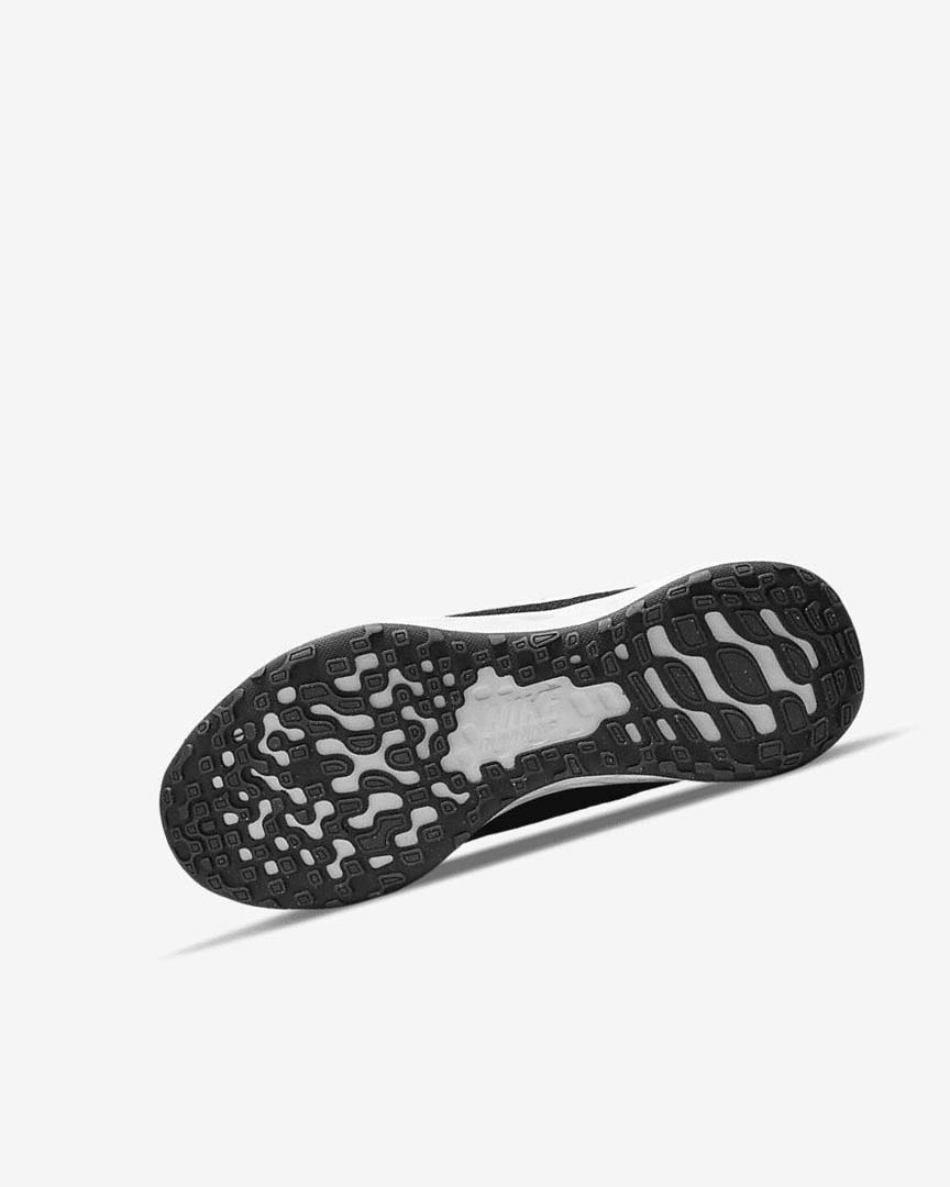 Black / Dark Grey / White Nike Revolution 6 Boys' Running Shoes | CA_3088