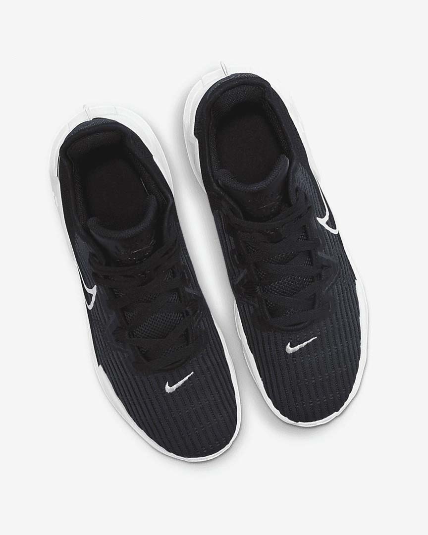 Black / Dark Obsidian / White Nike LeBron Witness 6 Women's Basketball Shoes | CA_5138
