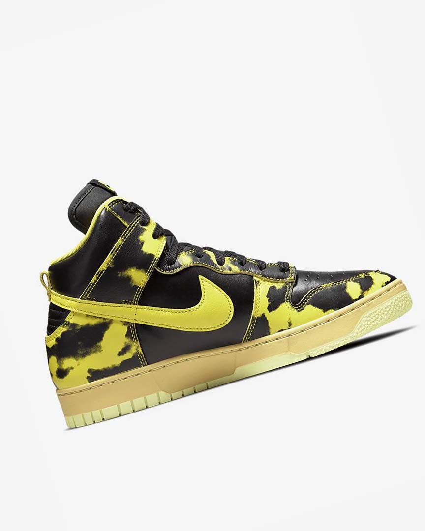Black / Gold / Yellow Nike Dunk High 1985 SP Men's Sneakers | CA_4851
