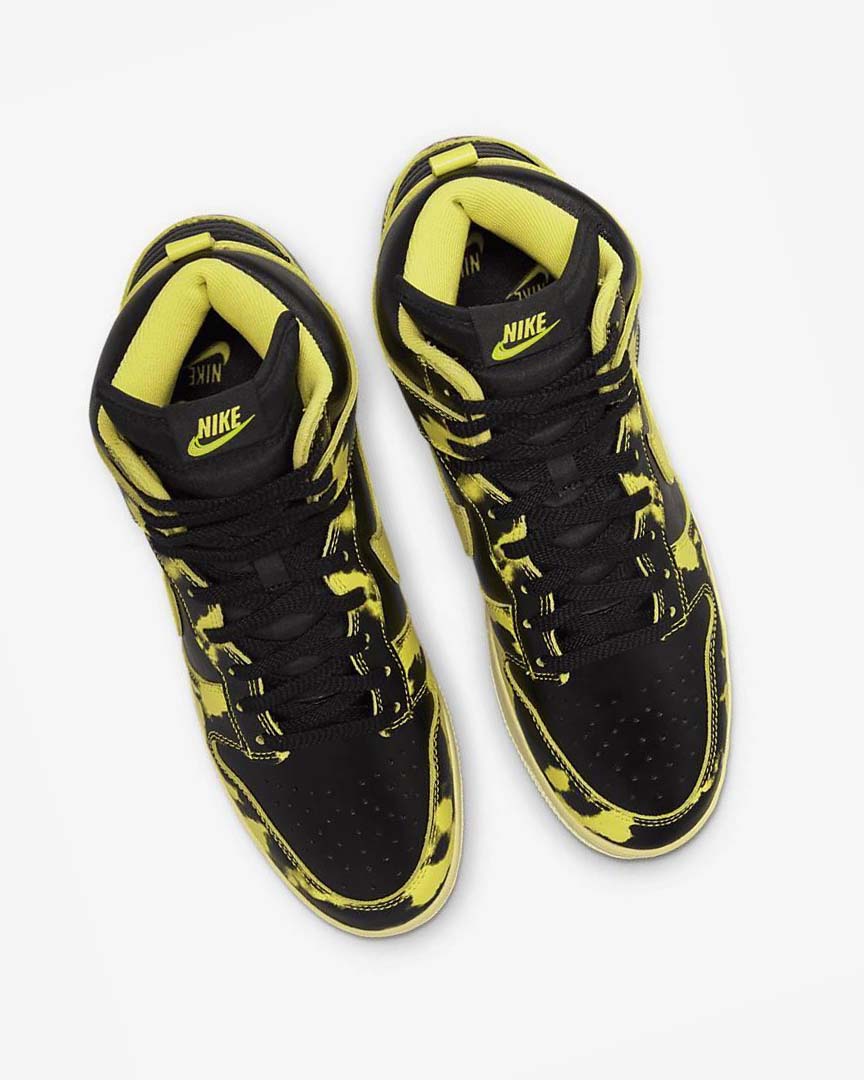 Black / Gold / Yellow Nike Dunk High 1985 SP Men's Sneakers | CA_4851