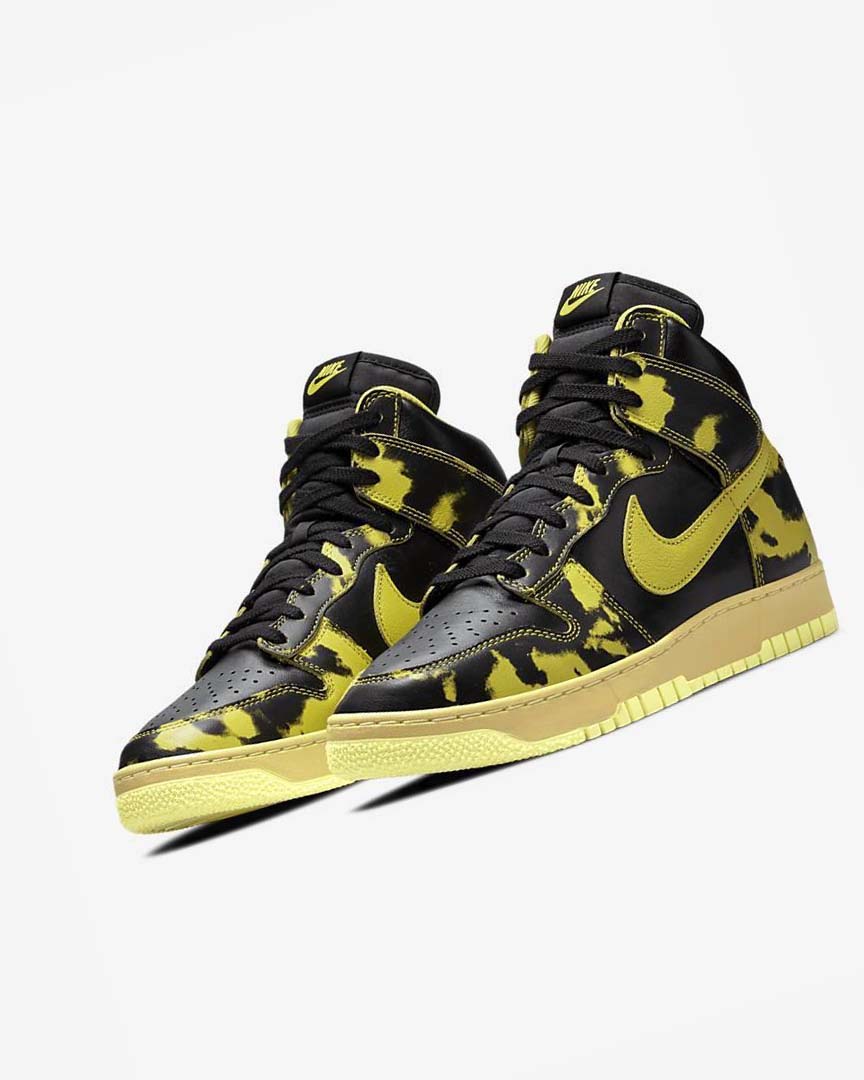 Black / Gold / Yellow Nike Dunk High 1985 SP Men's Sneakers | CA_4851