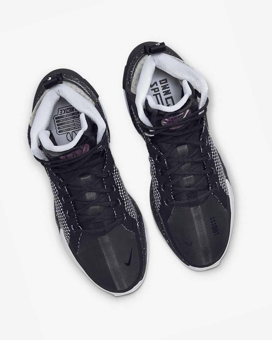 Black / Green / Dark Grey Nike Air Zoom G.T. Jump Men's Basketball Shoes | CA_2426