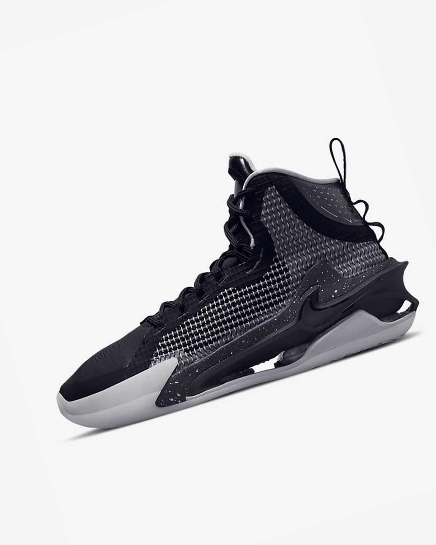 Black / Green / Dark Grey Nike Air Zoom G.T. Jump Men\'s Basketball Shoes | CA_2426