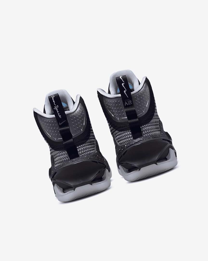 Black / Green / Dark Grey Nike Air Zoom G.T. Jump Women's Basketball Shoes | CA_5081