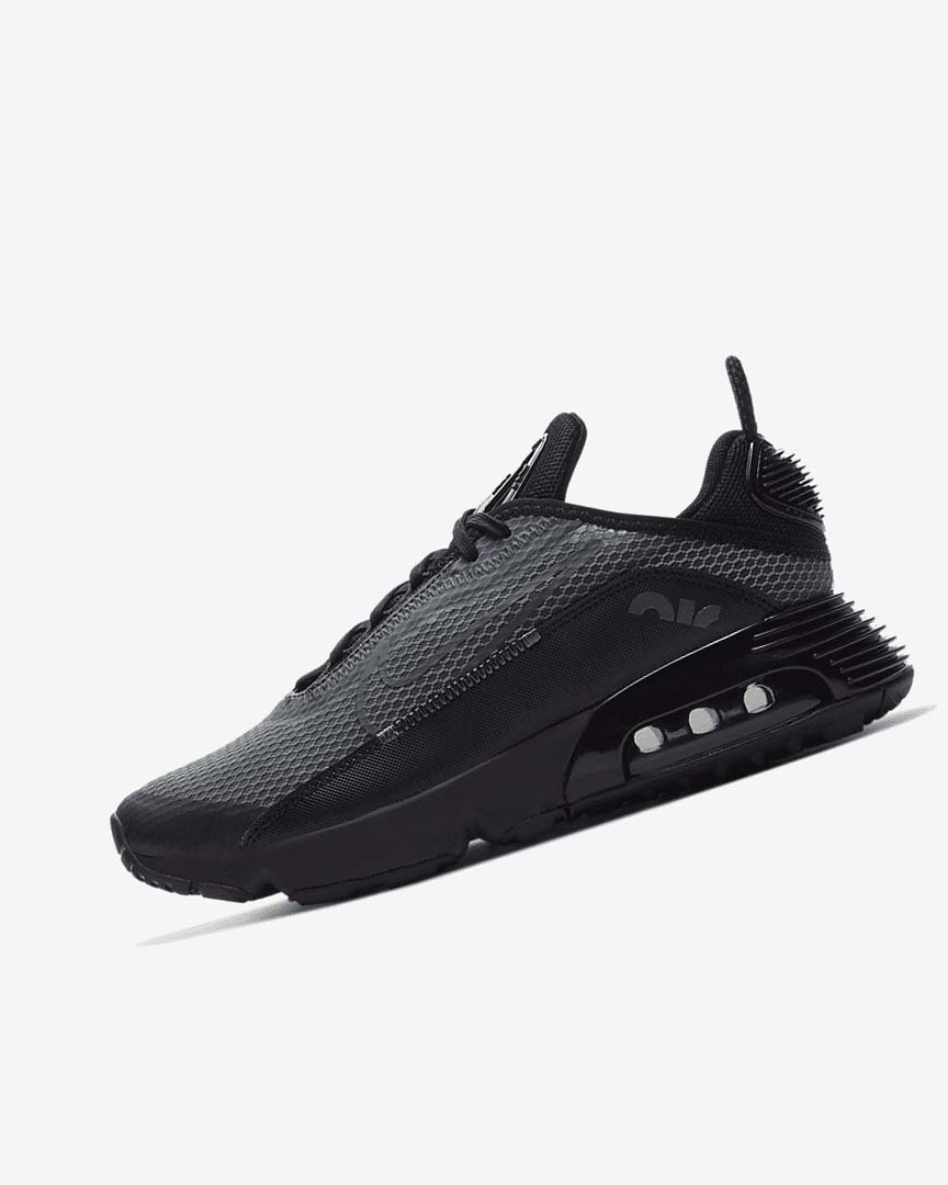 Black / Grey / Black / Dark Grey Nike Air Max 2090 Boys\' Casual Shoes | CA_5486