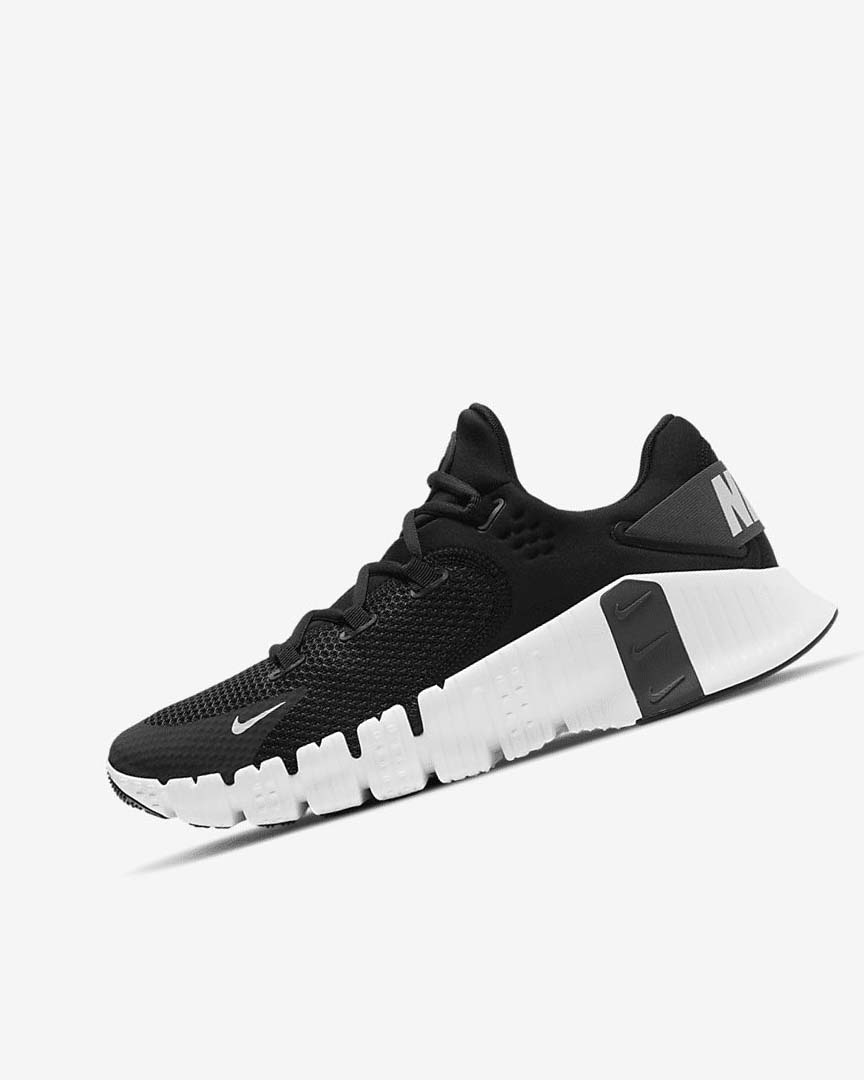 Black / Grey / Black Nike Free Metcon 4 Women\'s Training Shoes | CA_5492