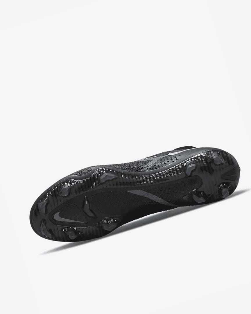 Black / Grey / Black Nike Phantom GT2 Dynamic Fit Elite FG Men's Soccer Cleats | CA_2429