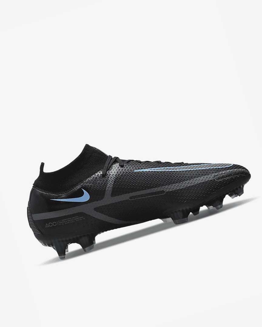Black / Grey / Black Nike Phantom GT2 Dynamic Fit Elite FG Men's Soccer Cleats | CA_2429