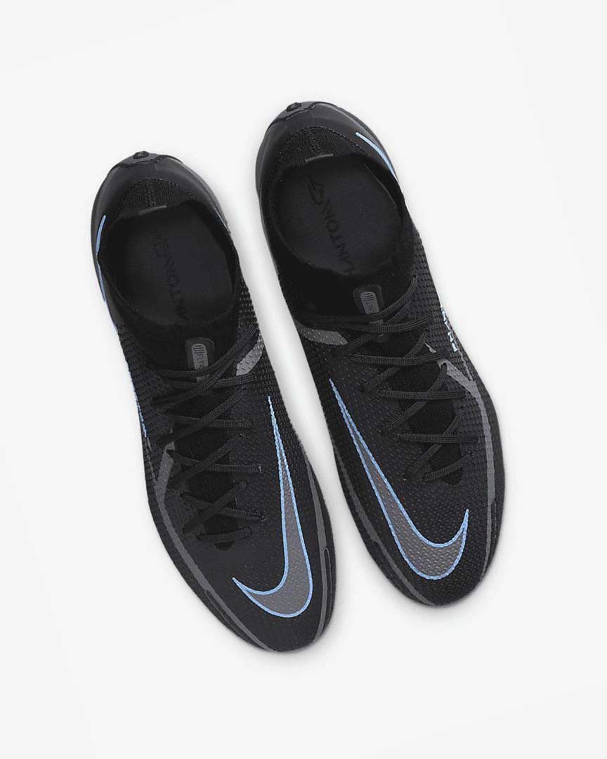 Black / Grey / Black Nike Phantom GT2 Dynamic Fit Elite FG Men's Soccer Cleats | CA_2429