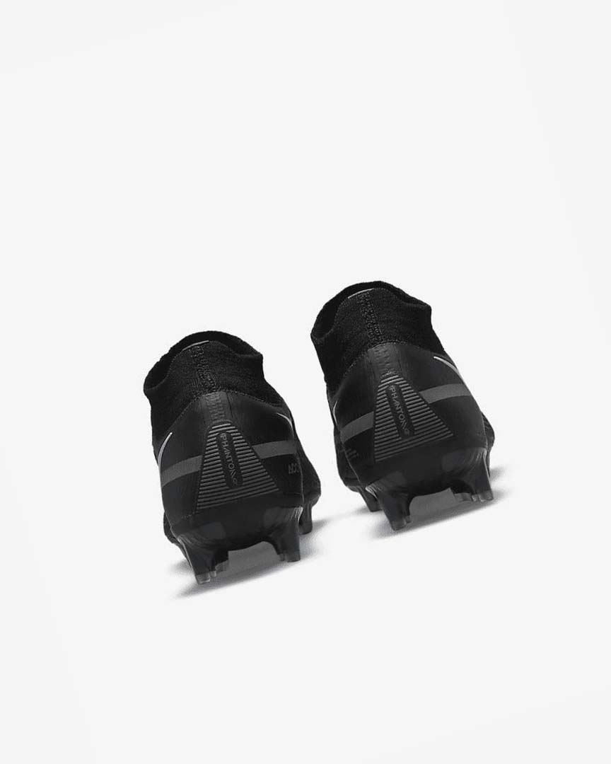 Black / Grey / Black Nike Phantom GT2 Dynamic Fit Elite FG Men's Soccer Cleats | CA_2429