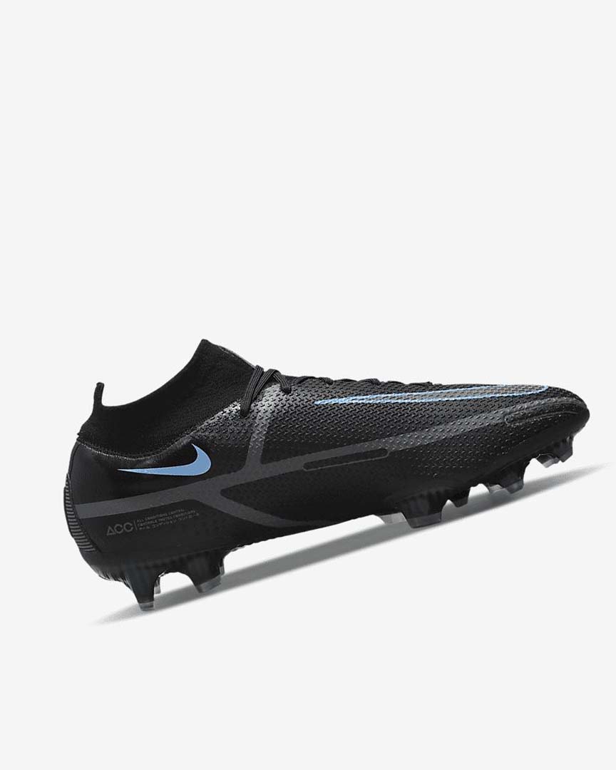 Black / Grey / Black Nike Phantom GT2 Dynamic Fit Elite FG Women's Soccer Cleats | CA_2607