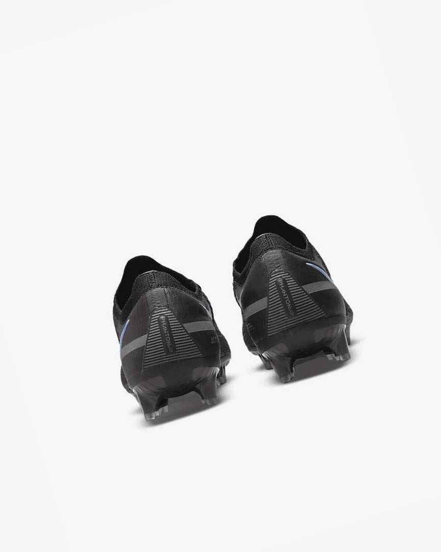Black / Grey / Black Nike Phantom GT2 Elite FG Men's Soccer Cleats | CA_2289