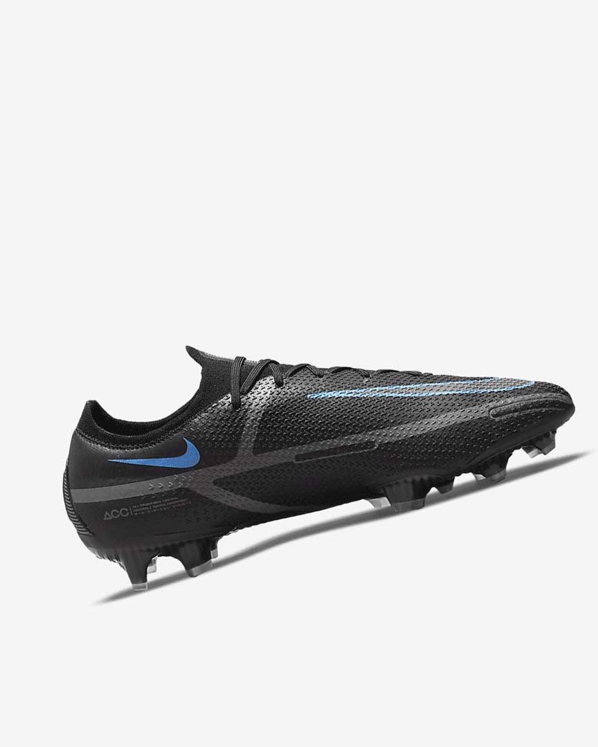 Black / Grey / Black Nike Phantom GT2 Elite FG Women's Soccer Cleats | CA_2410