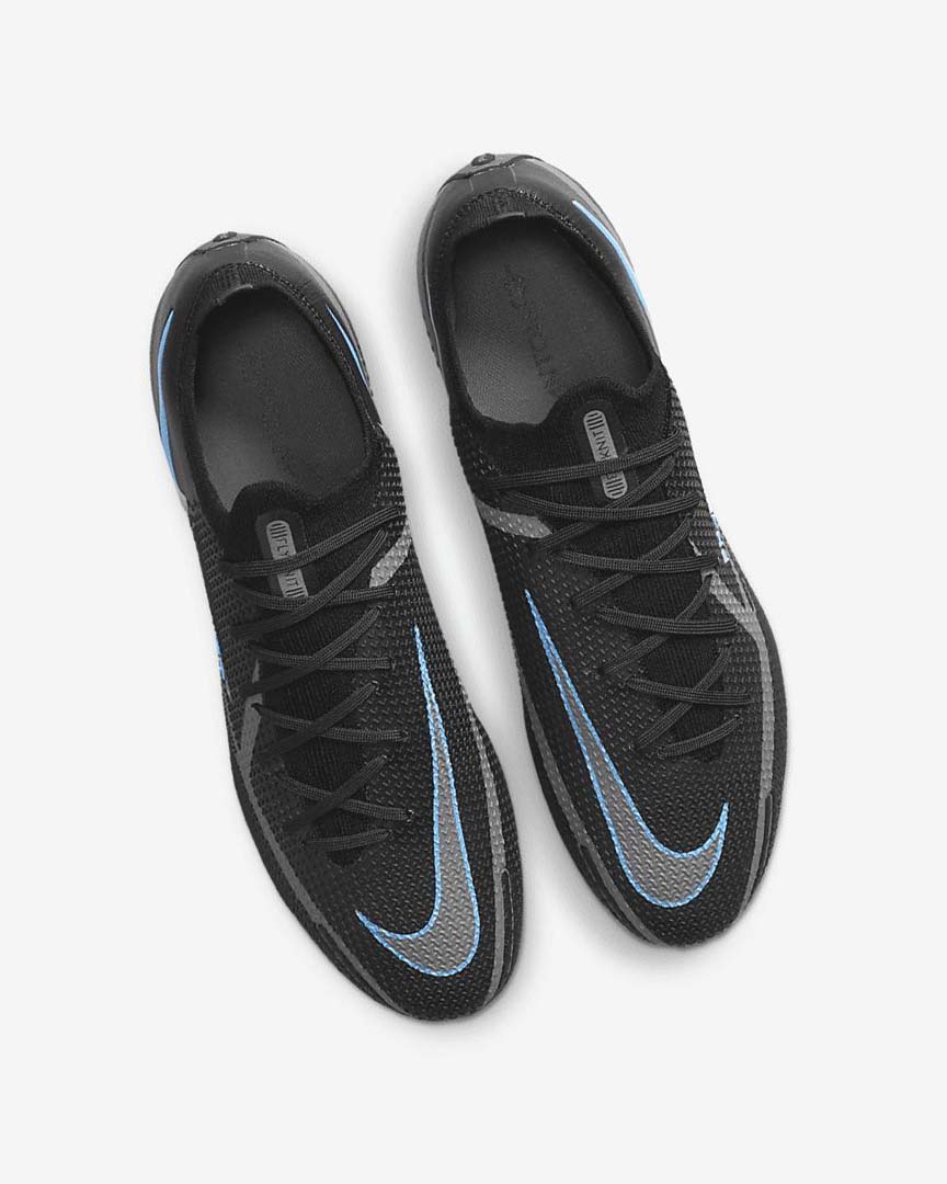 Black / Grey / Black Nike Phantom GT2 Elite FG Women's Soccer Cleats | CA_2410
