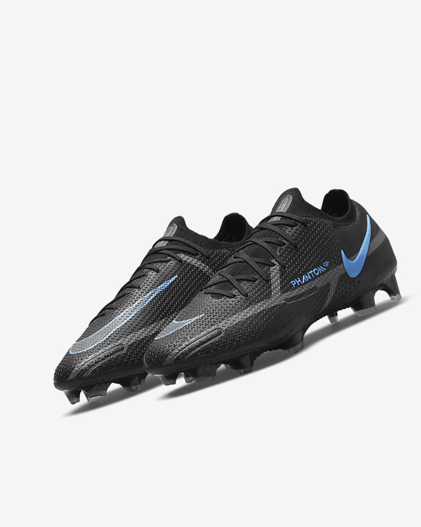 Black / Grey / Black Nike Phantom GT2 Elite FG Women's Soccer Cleats | CA_2410