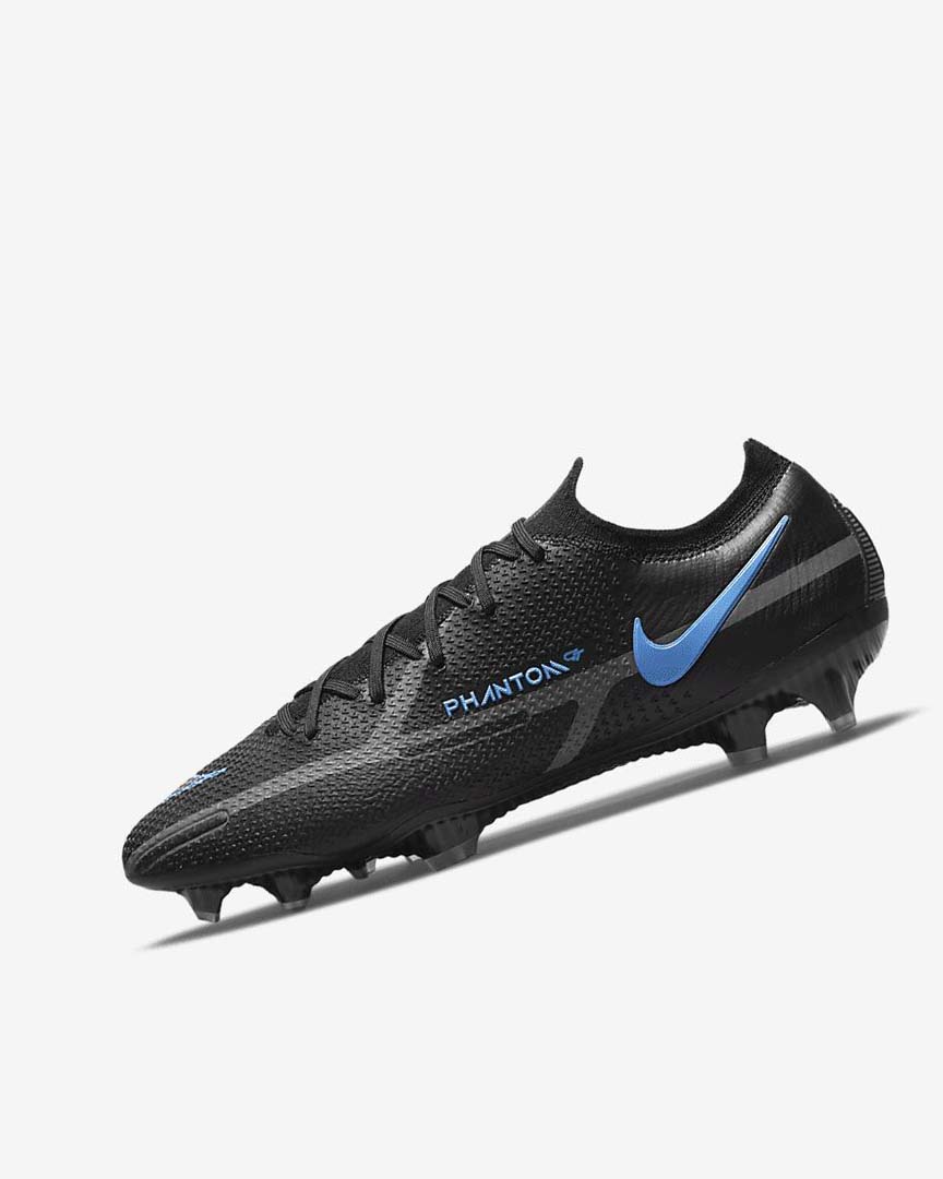 Black / Grey / Black Nike Phantom GT2 Elite FG Women\'s Soccer Cleats | CA_2410