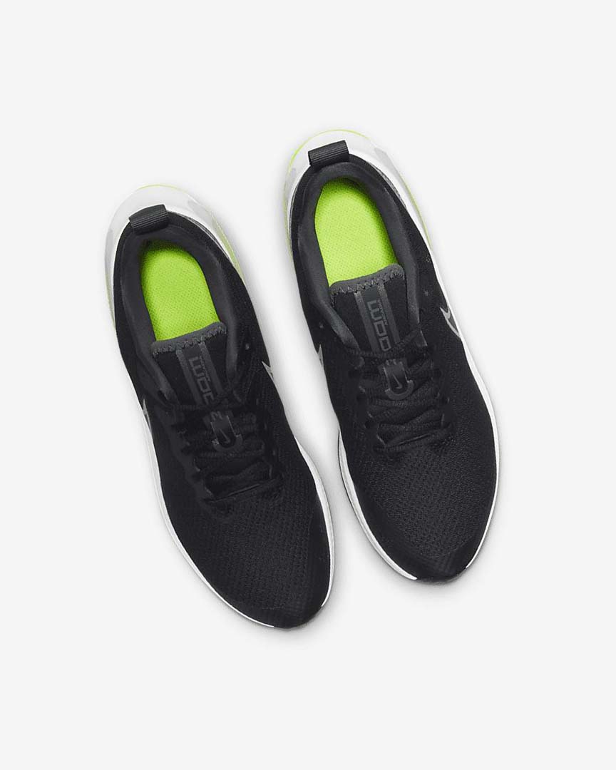 Black / Grey / Dark Grey Nike Air Zoom Arcadia Girls' Running Shoes | CA_3246