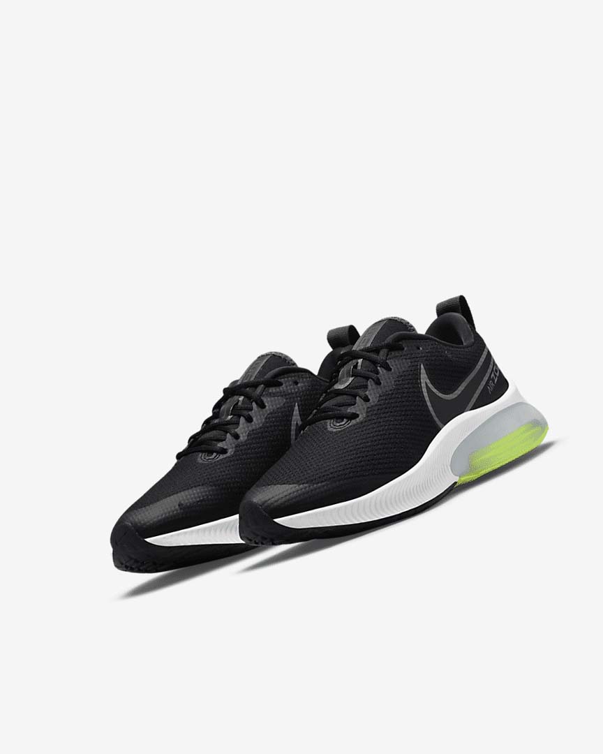 Black / Grey / Dark Grey Nike Air Zoom Arcadia Girls' Running Shoes | CA_3246
