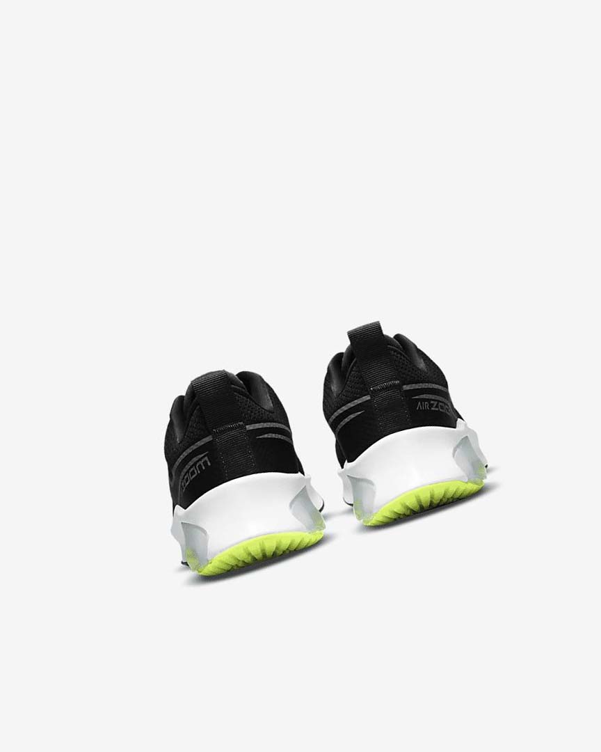 Black / Grey / Dark Grey Nike Air Zoom Arcadia Boys' Running Shoes | CA_5347