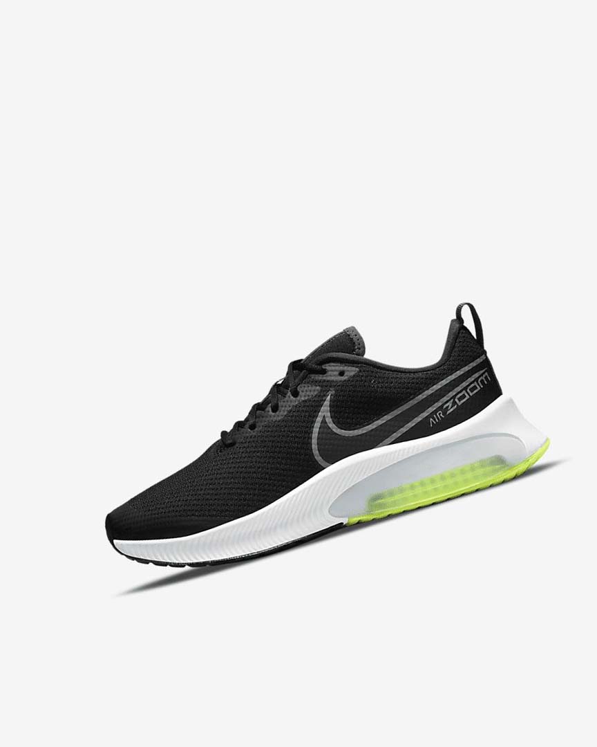Black / Grey / Dark Grey Nike Air Zoom Arcadia Boys\' Running Shoes | CA_5347