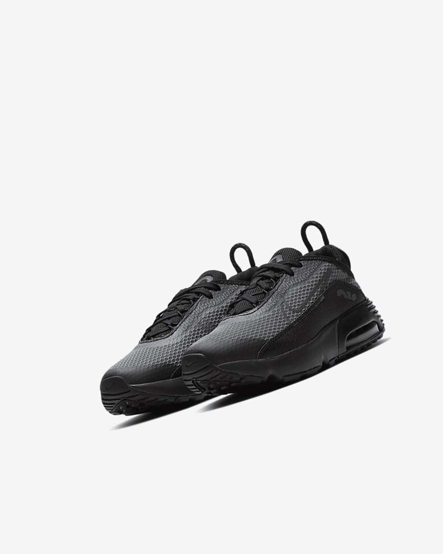 Black / Grey / Dark Grey / White Nike Air Max 2090 Boys' Casual Shoes | CA_2517