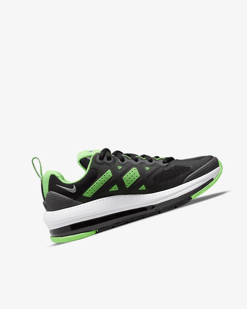 Black / Grey / Green Nike Air Max Genome Boys' Casual Shoes | CA_4990