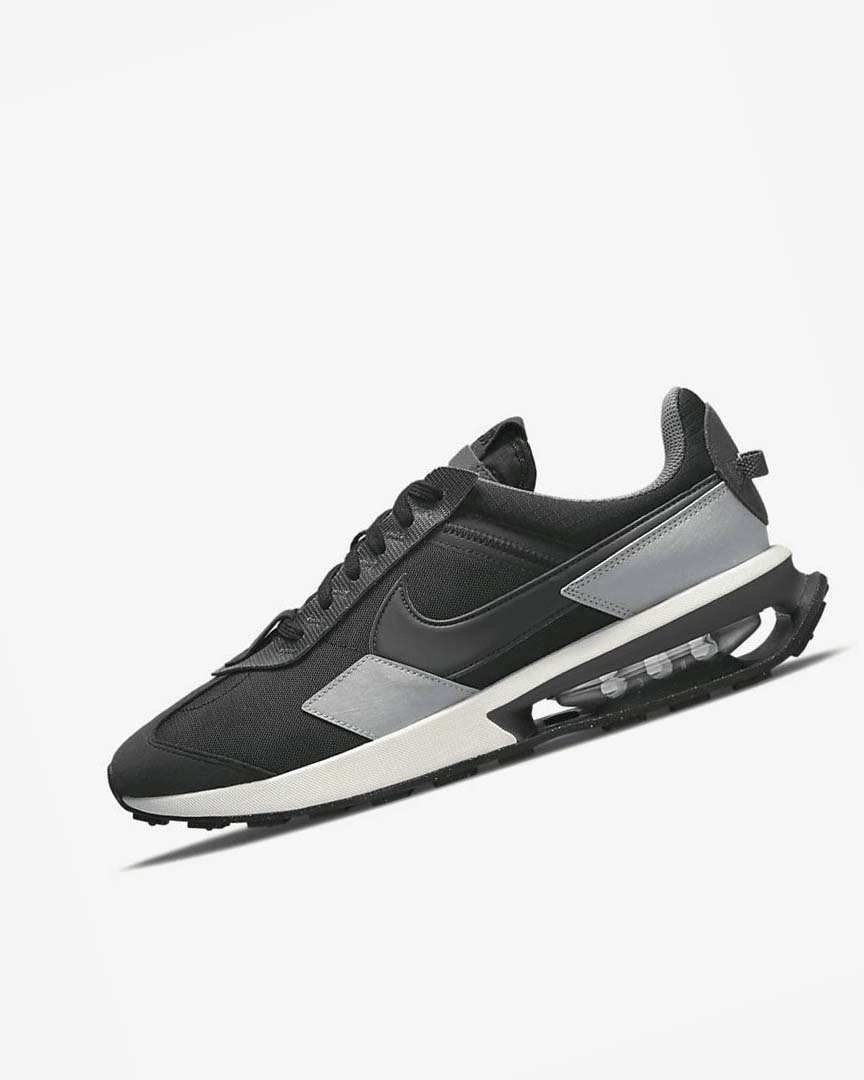 Black / Grey / Grey / Dark Grey Nike Air Max Pre-Day Men\'s Sneakers | CA_2235