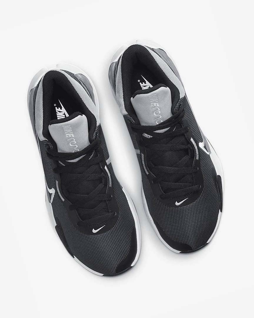 Black / Grey / Grey / White Nike Renew Elevate 3 Men's Basketball Shoes | CA_5268