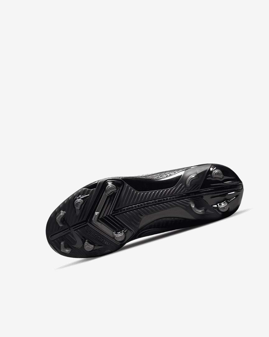 Black / Grey / Metal Silver Nike Jr. Mercurial Vapor 14 Club MG Girls' Soccer Cleats | CA_2479