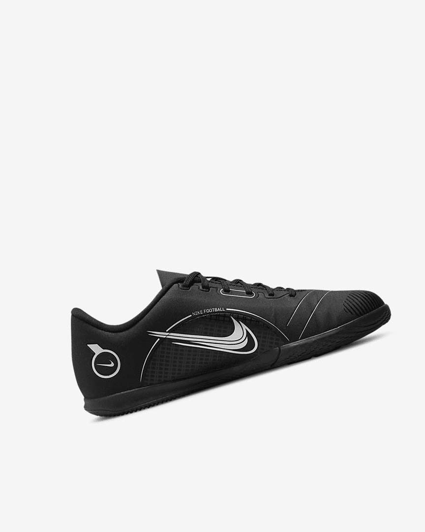 Black / Grey / Metal Silver Nike Jr. Mercurial Vapor 14 Club IC Boys' Soccer Shoes | CA_4907