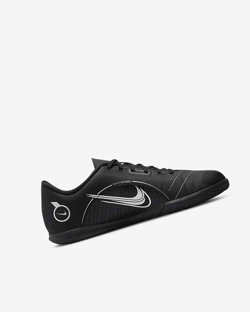 Black / Grey / Metal Silver Nike Jr. Mercurial Vapor 14 Club IC Girls' Soccer Shoes | CA_4950